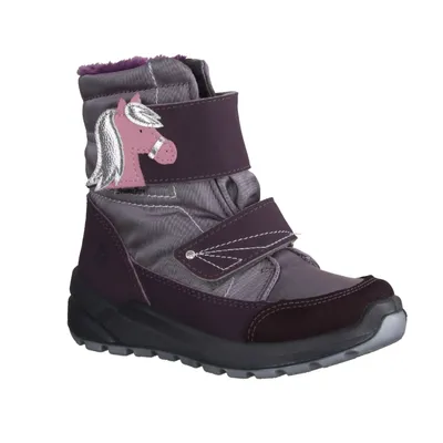 Produktbild von Ricosta Garei 9000102340 Mädchenstiefel, Violett, Materialmix, wasserdicht - Kinderschuhe Gefütterte Kinderstiefel Gr. 18 - 42, Mehrfarbig