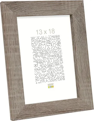 Zdjęcie produktu dla Deknudt S49BH3 ramka na zdjęcia w kolorze szarego drewna 20x28 cm