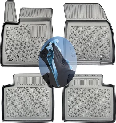 Produktbild von Z510686 TPE-Gummifußmatten kompatibel mit  Ford Focus Cool&Connect 4 HN Schrägheck Hatchback 5-türer 2018-
