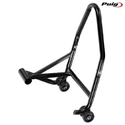 Image de PUIG 7367N Béquille arrière pour monobras oscillant avec transmission sur le côté droit pour BMW R1200S Noir