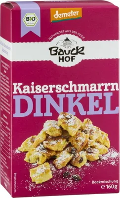 Obrázok produktu pre Bauckhof celozrnný špaldový "Kaiserschmarrn" (12 kusov, hmotnosť 160 g)