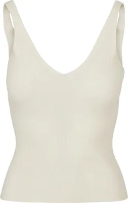 Image de Dámské tílko Urban Classics Ladies Rib Knit Top whitesand - 5XL