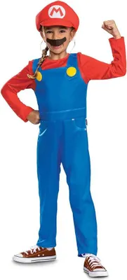 Produktbild von Disguise Super Mario Elegantes Kostüm Blau 3-4 Years Blau 3-4 Years