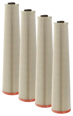Produktbild von vhbw 4 Staubsaugerfilter Ersatz für Dustcontrol 42024 für Staubsauger - HEPA-Filter Orange Weiß