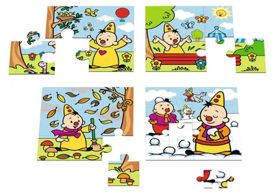 Image de Puzzle Bumba 4 en 1 - Les saisons