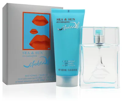 Imagen del producto de Salvador Dal Sea & Sun: Tónico facial para mujeres, 50 ml + Leche limpiadora, 100 ml