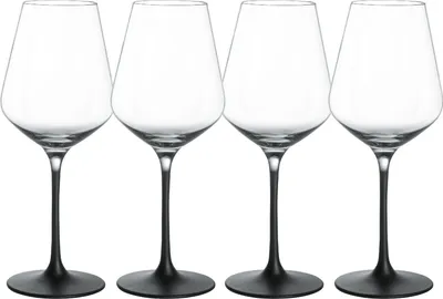 Produktbild von Villeroy & Boch Manufacture Rock Weißweinkelch-Set 4tlg.