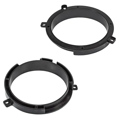 Image de Anneaux de haut-parleurs Adaptateurs Supports compatibles avec Mercedes Classe C W202 Porte avant pour haut-parleurs DIN 165mm