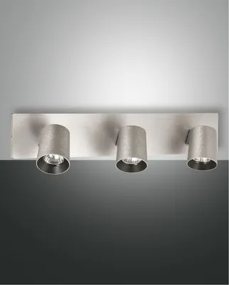 Produktbild von Fabas Luce Deckenleuchte alu gebürstet 3xGU10