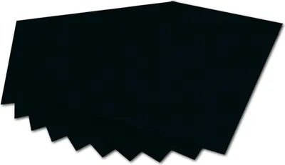 Produktbild von itenga Fotokarton, 100 x 70 cm, 300 g/qm schwarz - 10 Bögen