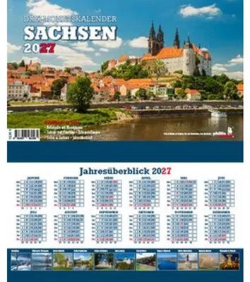 Produktbild von 3-Monatskalender Sachsen 2027