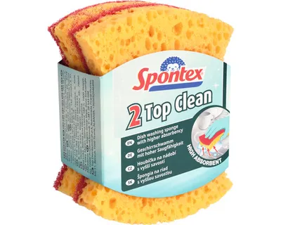Obrázok produktu pre Hubka Spontex Top Clean 2 ks