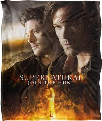 Obrázek produktu pro Supernatural - Deka "Join The Hunt", Flames TV19470 (1 velikost) (barevná)