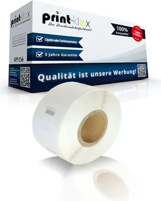 Produktbild von Kompatible Etiketten-Rolle für Dymo 11353 Labelwriter 450 Labelwriter 450Duo Labelwriter 450Series Labelwriter 450Turbo 11353 S0722530 24mm x  12mm 1000 Etiketten Büro Line Serie