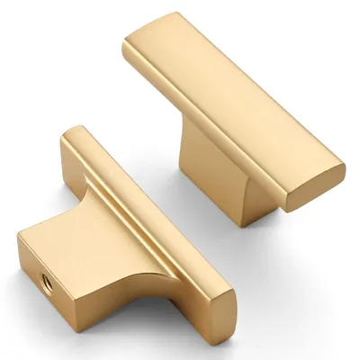 Produktbild von 10 goldene Möbelknöpfe, Schrankknöpfe, Schubladenknöpfe, Türknöpfe, Kommodenknöpfe UK0048
