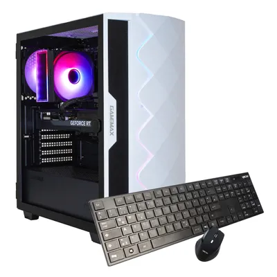 Produktbild von GAMEMAX Gaming-PC Diamond WT 7612 AMD Ryzen 5 5500 16GB RAM 1TB SSD RTX 5050 Windows 11