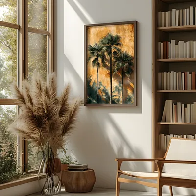 Zdjęcie produktu dla Wallity, AI119, Dekoracyjny obraz MDF w ramie, Wielokolorowy, 100% MDF, 50 x 70 x 3,5 cm