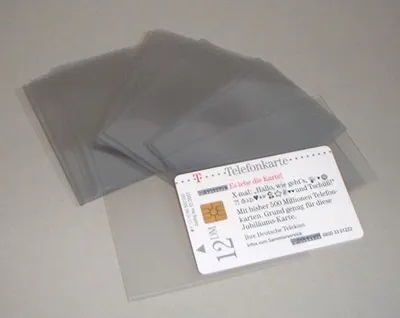 Produktbild von Prophila Collection 50 Telefonkarten-Schutzhüllen