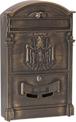 Image de Boîte aux lettres en aluminium, couleur bronze 2151