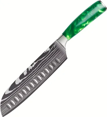 Produktbild von Küchenmesser BL-39278 - Santoku in Grün KP39278