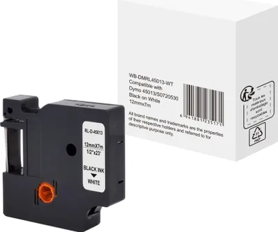 Obrázek produktu pro Schriftband wie Dymo S0720530 12mmx7m sw auf ws