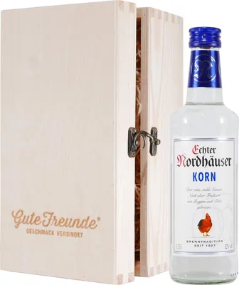 Produktbild von Echter Nordhäuser Korn mit Geschenk-HK