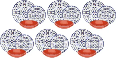 Produktbild von ROSE&TULIPANI SEA BREEZE Dinner service for 6 people