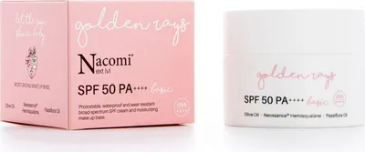 A pink box and a white jar of skincare product are displayed side-by-side against a white background.