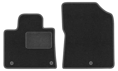 Immagine prodotto di Tappetini anteriori in moquette per Kia Sorento IV 2020- (SUV) – 2 pezzi, grigio grafite, su misura – Wielganizator LUX