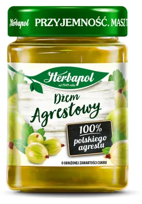 Obrázok produktu pre Dżem agrestowy Her z owoców agrestu 280 g