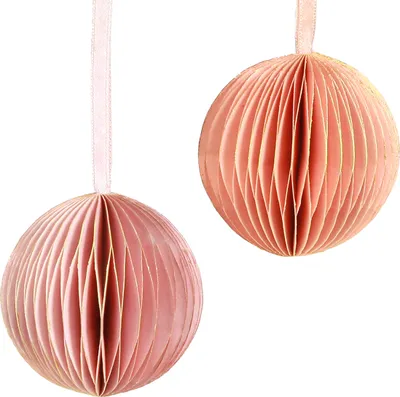 Produktbild von Faltkugeln Weihnachtsschmuck für stilvolle Raumdekoration, 4 Stück
