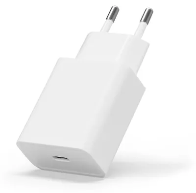 Produktbild von USB-C Ladegerät 25W PD Schnellladung WAYTEX Slim EU-Stecker für iPhone iPad
