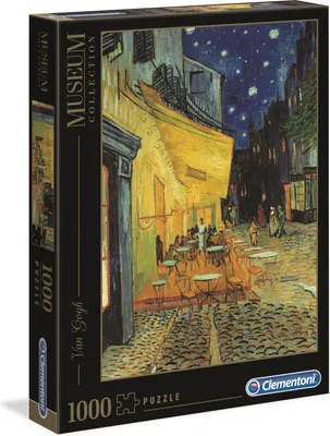 Produktbild von Clementoni Legpuzzle Van Gogh Cafe Terrasse bei Nacht, 1000st.