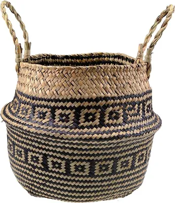 Produktbild von Tutumi Natürlicher Boho-Korb 322177 Beige