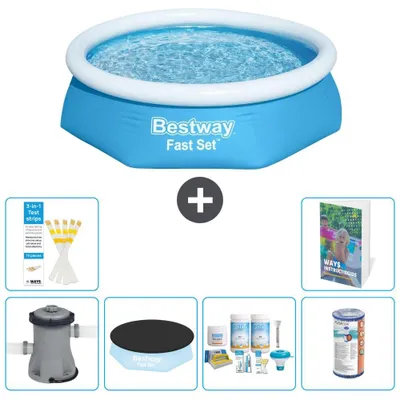 Obrázok produktu pre Bestway Fast Set, kruhový bazén - 244x61 cm - 5-dielna sada, model S208