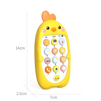 Zdjęcie produktu dla Telefon komórkowy dla niemowląt, zabawki udające telefony, zabawka muzyczna