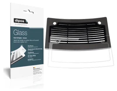 Produktbild von 1x Schutzfolie für NIVONA NICR 759 Tropfblech - Anti-Shock 9H Folie dipos Glass Kunststoffglas