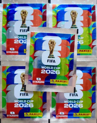 Produktbild von PANINI WORLD CUP 2026 Sticker Collection: 5 packets, 35 stickers