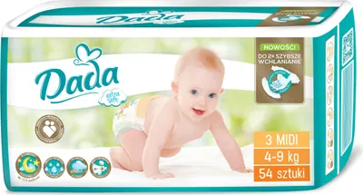 Zdjęcie produktu dla Dada Extra Soft, rozmiar 3, 4-9 kg, 56 szt