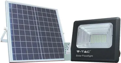 Zdjęcie produktu dla Naświetlacz halogen LED V-TAC Solarny 20W IP65 VT-60W neutralny 1650lm