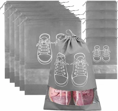 Produktbild von 30 Stück Schuhbeutel Staubdichte Schuhtaschezur 32x44 cm