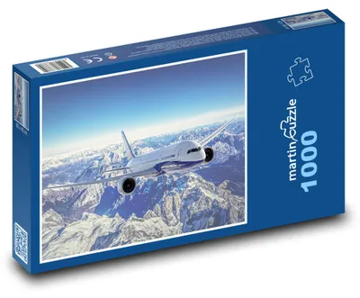 Obrázek produktu pro Puzzle 1000 Letadlo nad Horami - martinpuzzle