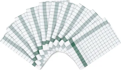 Produktbild von Ross Exclusiv 10 X Geschirrtuch im Set Saugkräftige Geschirrtücher aus Halbleinen, Strapazierfähig, Qualitäts-Küchentücher Germany