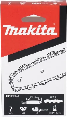 Image de Chaîne 80 TXL 15 cm 0.325" pour tronçonneuse - MAKITA 1912E8-3