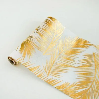 Produktbild von Leder-Rollblatt in Gold - s 28cm x 25m