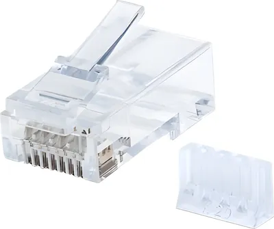 Zdjęcie produktu dla Intellinet 790604, RJ45, Przezroczysty, Polikarbonat, Cat6, U/UTP (UTP), Złoto