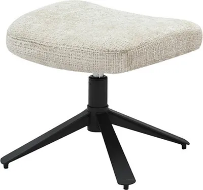 Produktbild von Drehbarer Hocker HEAVEN champagner-beige Strukturstoff