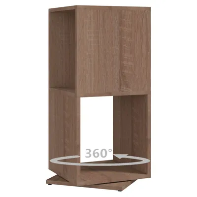 Produktbild von vidaXL Drehregal Sonoma-Eiche 34,5x34,5x75,5 cm Holzwerkstoff