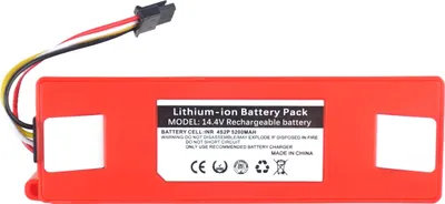 Obrázok produktu pre Náhradná batéria Tradebit pre Xiaomi Roborock S5/S6/S7/S8/S50/S55/S5, 5200 mAh, 14,8 V, náhradná batéria do vysávača, batéria do robotického vysávača, Li-Ion