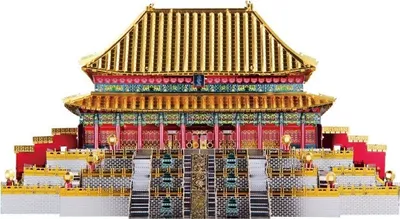 Imagen del producto de Puzzle tridimensional Piececool, Pabellón de la Armonía Suprema, metal, 324 piezas
